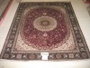 high quality hot products persian design turkish knots pure silk carpet