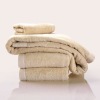 high quality light brown color large bath towel