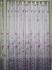high quality polyester floral print decoration home window curtain