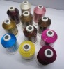 high sheen rayon embroidery thread 120D/2
