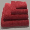 home style towel set red color