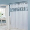 hookless shower curtain