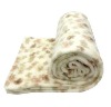 hot coral fleece blanket