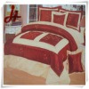 hot new design 100% polyester taffeta bedding set/home textile
