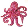 hot pink octopus plush stuffed animal
