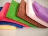 hot sale super absorbent microfiber fabric plain dyed super dry towels