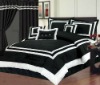 hot sell fashion plain dyed bedding set