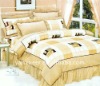 hot selling home textile 100% cotton 4pcs bed sheet set