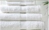 hotel 100% cotton plain satin terry towels/bath towel. solid color towel set
