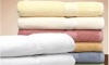 hotel 100% cotton plain satin terry towels/bath towel. solid color towel set