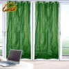 hotel PU waterproof shower curtain with rings