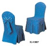 hotel banquet chair cover with blue pllyester/cotton