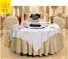 hotel banquet table covers with  polyester/cotton