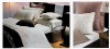 hotel bed linen set, flat sheet, pillow case and duvet cover