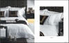 hotel bed linen set, flat sheet, pillow case and duvet cover
