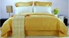 hotel bed linen set, flat sheet, pillow case and duvet cover