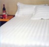 hotel bed sheet set white cotton