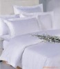 hotel bedding set in satin border