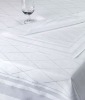 hotel cotton jacquard table cloth