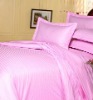 hotel cotton sateen color stripe duvet cover/quilt cover