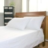 hotel cotton satin /sateen stripe bed sheet/flat sheet