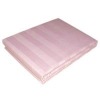 hotel cotton satin /sateen stripe bed sheet/flat sheet