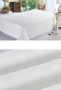 hotel cotton satin /sateen stripe bed sheet/flat sheet