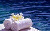 hotel linen plain white face /hand towel
