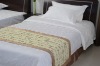 hotel luxury printed silk bed runner