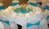 hotel lycra chair cover and wedding polyester tablecloth and table napkins