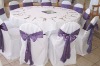 hotel polyester  wedding chair cover white polyester tablecloth for banquet