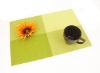 hotel/resaurant/household pvc woven dining table mat/dinner placemat(several colors)