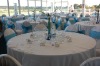 hotel table cloth & Overlay