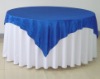 hotel table cloth and wedding table linens polyester table overlays
