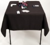 hotel table cloth, black table cover, table cloth, table linen, linen napkin