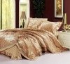 imitated silk Jacquard Bedding Set / fabric