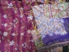 indian vintage hand embroidered designer reversible kantha shawls/scarves/stoles