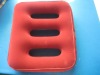 inflatable back support air cushion with hole for cool
