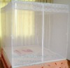 insecticide treated polyester square mosquito bed net/insect fold bed canopy mosquito net