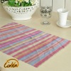 iridescent stripes cotton polyester table napkin  placemat