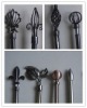 iron window curtain rod/pole,drapery hardware