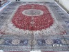 isfahan pure silk rug