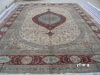 isfahan rugs with silk foundation