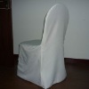 ivory polyester banquet chair cover