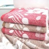 jacquard 100% cotton bath towel