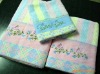 jacquard 100% cotton printed bath towels YH-B162