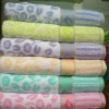 jacquard and yarn dyed cotton bath towels