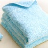 jacquard border 100% cotton solid towel