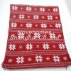 jacquard christmas blanket