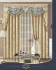 jacquard circle  drape curtain